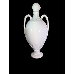 Minton Staffordshire England 18th Century White Salt Glaze Two-Handled Ewer